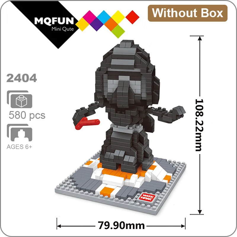 Wisehawk Diamond Star fighting BB8 R2D2 XWing Дарт Вейдер пластиковый строительный блок Сборная модель фигурки обучающая игрушка - Цвет: 2404 Without Box