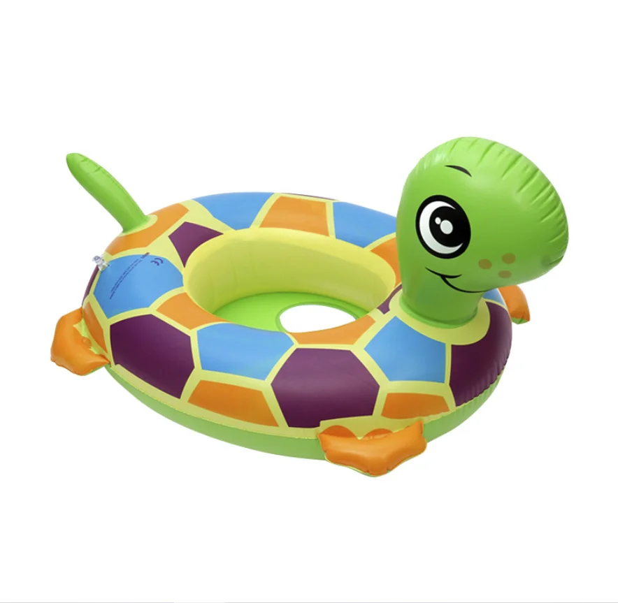 InflatableChildrenThickLifeBuoySummerSwimBeachPartyGreen