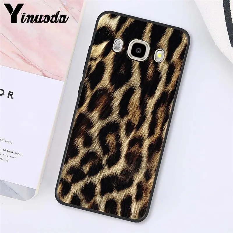 A5 Yinuoda Модный чехол с леопардовым принтом Тигра для телефона samsung Galaxy J7 J6 J8 J4 J4Plus J7 DUO J7NEO J2 J5 Prime - Цвет: A5