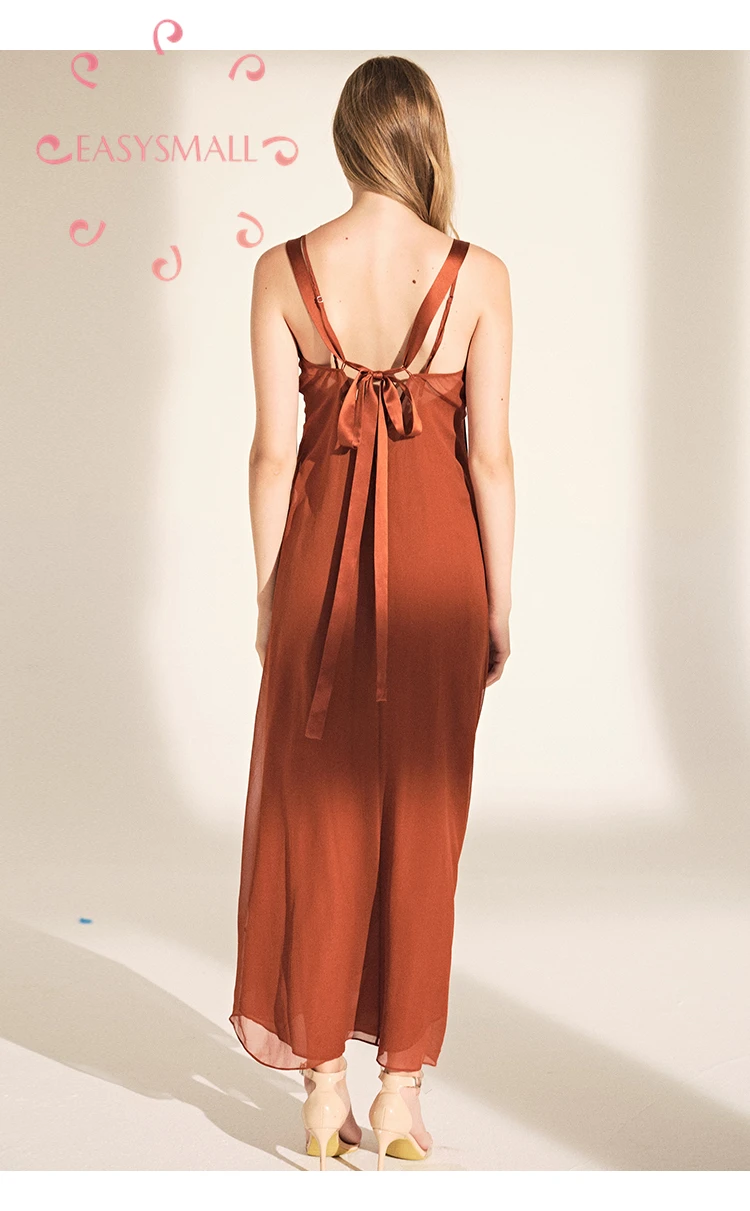 EASYSMALL, женское красное платье, модное, праздничное, высокого класса, Vestidos, вечерние, эксклюзивная уличная одежда, высокая талия, длинные платья