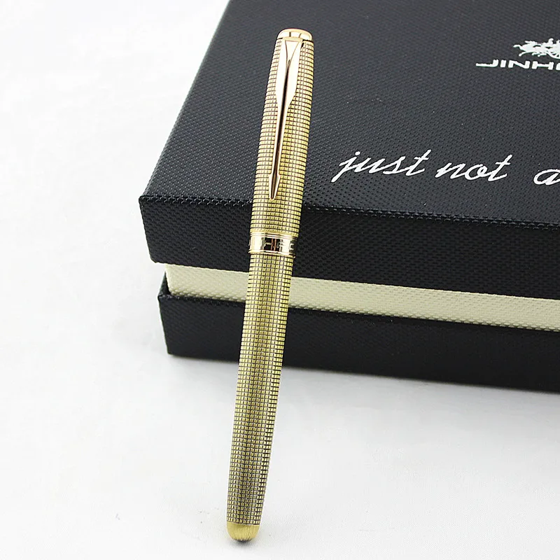 Jinhao 601 металлическая авторучка для каллиграфии, деловая Подарочная канцелярская чернильная ручка