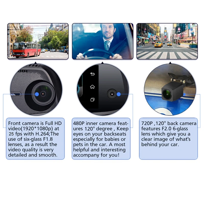E09 7,84 дюймов 4G Автомобильная камера зеркало Android Gps Dvr с двумя камерами s Wifi Dash Cam Adas дистанционный видеорегистратор