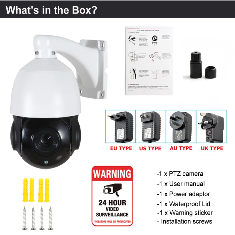 Мини POE PTZ IP камера наружная 1080P 2MP 3MP 4MP 5MP 80m IR ночное видение авто зум 30X Onvif