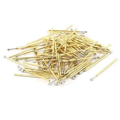 

100 Pieces PM75-E 1.3mm Convex Tip Spring PCB Testing Contact Probes Pin