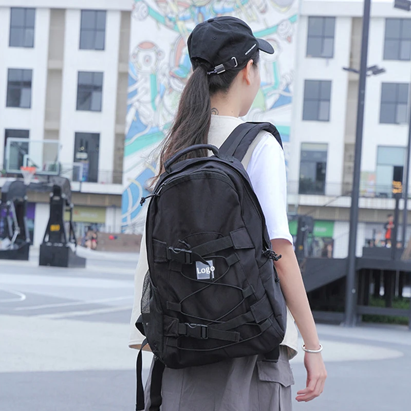 Adults Men Women Skateboard Backpack Skating Accessories Double Rocker Skate Board Bag Oxford Large Capacity Longboard Backpack