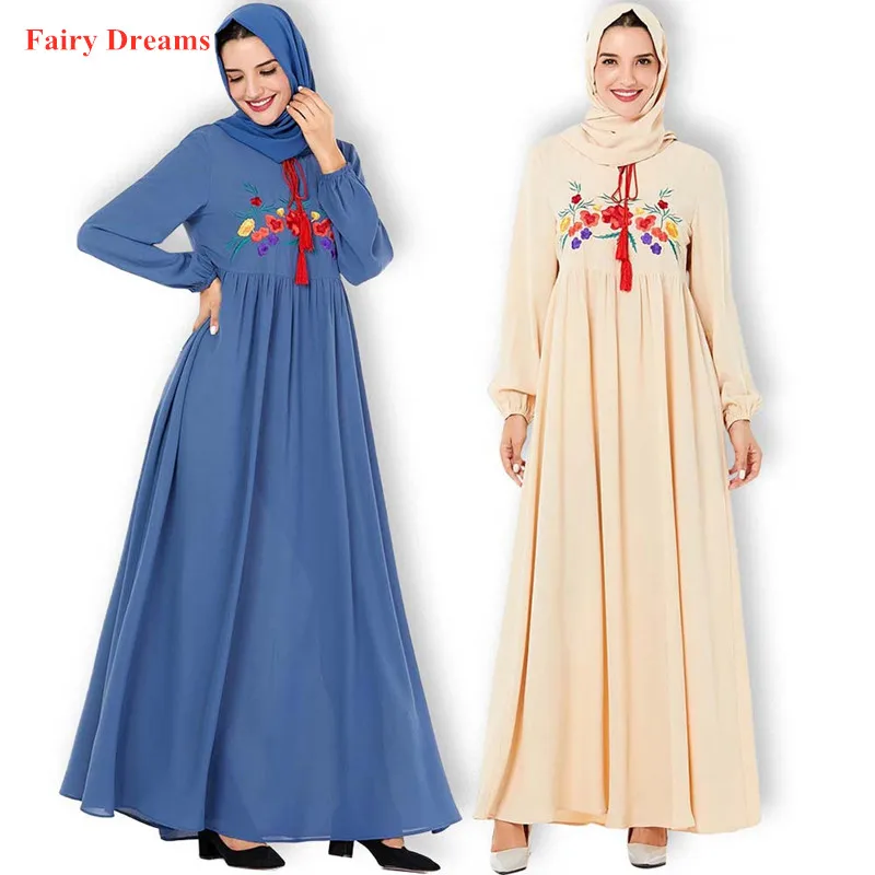 Женская одежда abaya Pakistan Дубай Турция Бангладеш большие размеры Исламская с