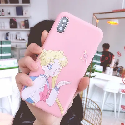 Only case Коврики 30 3D Сейлор Мун чехол для телефона для huawei Коврики 20 20X5G 20pro P20 pro Nova5/4/3 Honor 20 8X Max чехол с мультяшными принтами+ игрушка+ ремень - Цвет: Only case