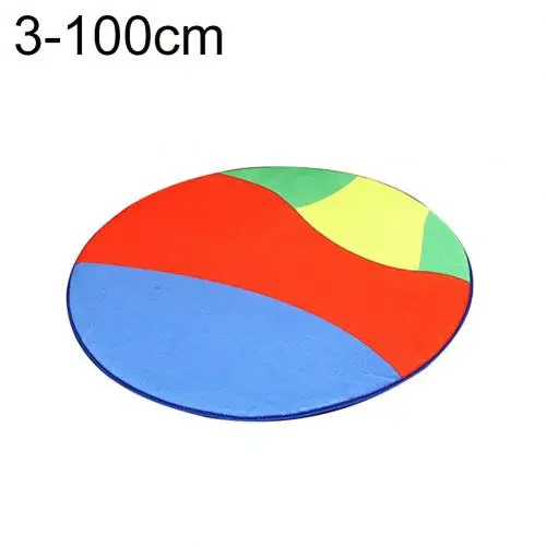 3 100cm Round Floor Mats for Living Room Football Basketball Pattern Rugs Pad Chair Mat Carpet Rugs Anti Slip Floor Mat Doorway carpet - Цвет: 3 100cm