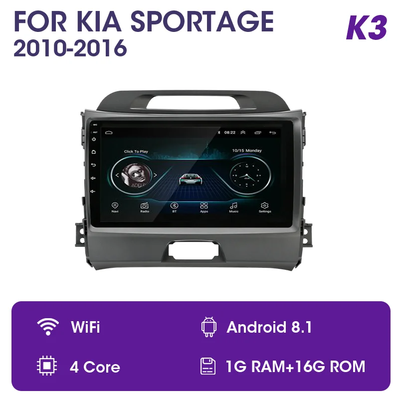 Srnubi Android 10 2 din Car Radio Multimedia RDS DSP IPS Video Player For KIA Sportage3 2010-2016 GPS Navigation Autoradio DVD car media player hdmi Car Multimedia Players