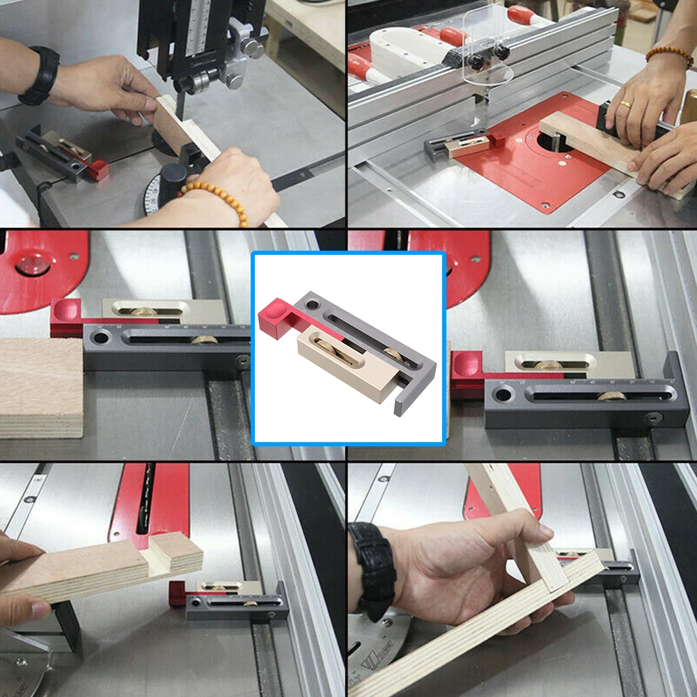 

Controller Woodworking Tool Accuracy Seam Adjustment Regulator Table Block Saw Slot Adjuster Useful Mortise Measuring Instrument