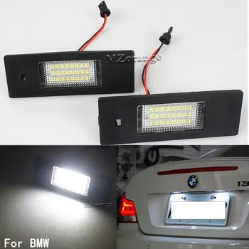 

Car 2× LED License Plate Lights For BMW E87 E81 E63 E64 E85 E86 Accessories White SMD Number Plate Lamp Canbus Bulb Kit 12V