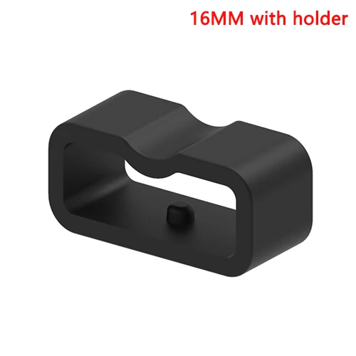 Резиновый ремешок для наручных часов для Garmin vivoactive vivosmart vivofit fenix Band Loop защитный держатель фиксатор кольцо для Fitbit xiaomi - Цвет: 16MM Special