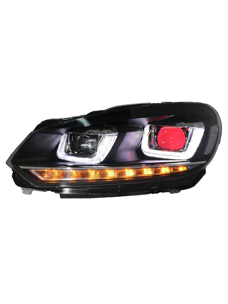 Автомобильный Стайлинг для VW Golf 6 MK6 светодиодный фонарь Golf6 DRL HID фара Биксеноновые аксессуары для фар