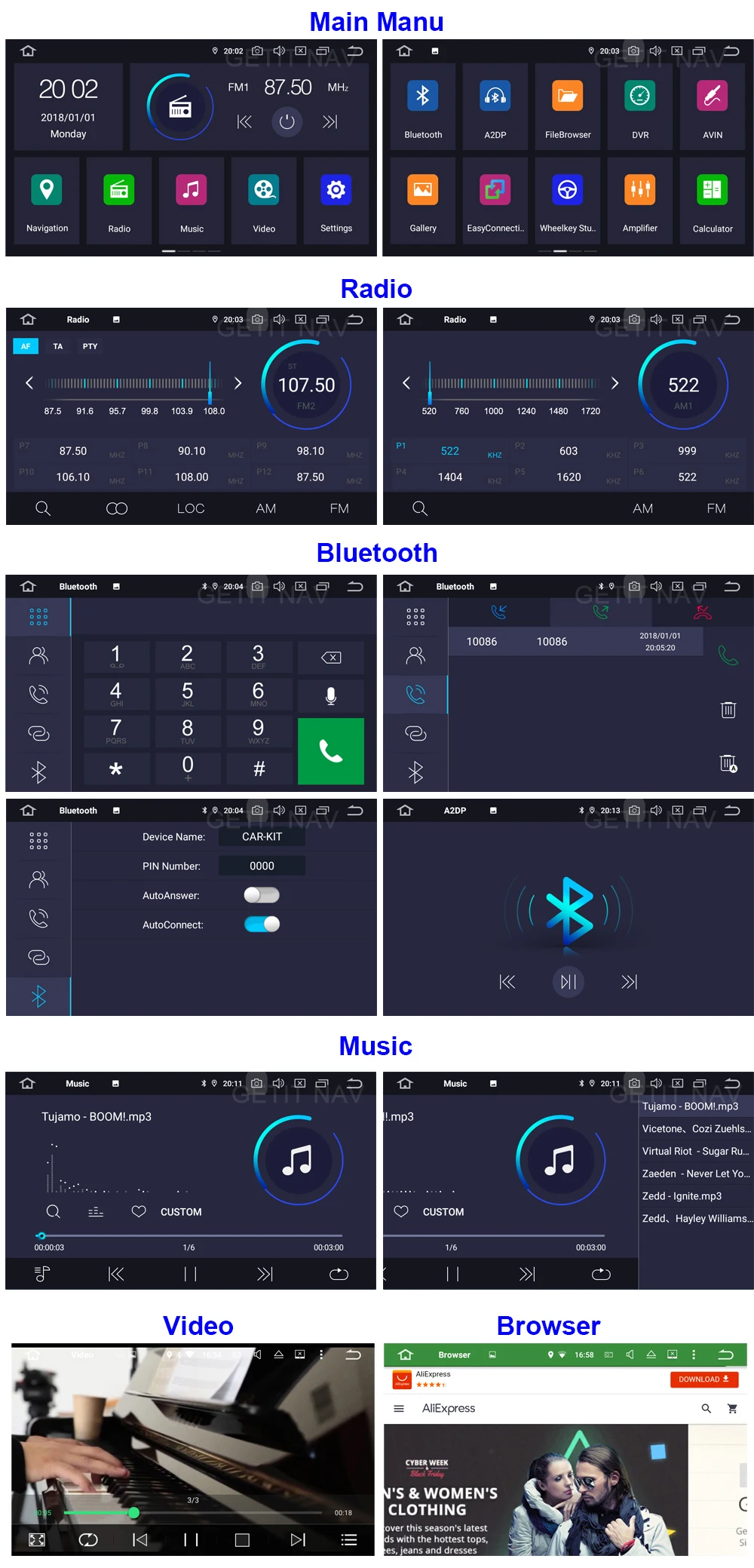 DSP 64G PX6 Android 9 Автомобильный DVD стерео радиоплеер gps навигация для GMC Chevrolet Chevy Yukon Sierra Tahoe Acadia Suburban