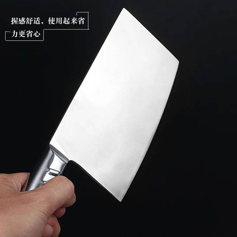 SHUOJI Многофункциональный кухонный нож 4Cr13 из нержавеющей стали поварские разделочные и нарезные ножи 58HRC супер острое лезвие Кливер Резак