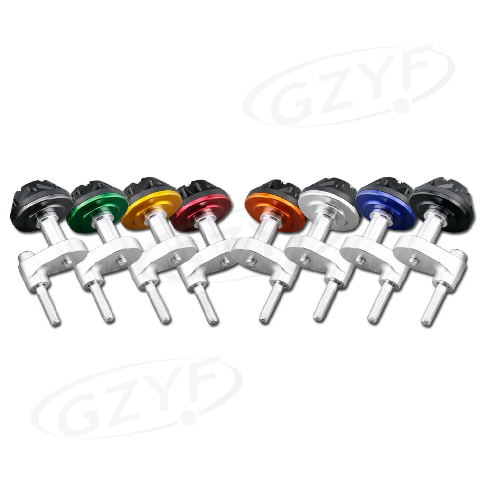 CNC мотоциклетная рама слайдер Краш Pad протектор для Kawasaki Ninja ZX10R 2004 2005 анодированный