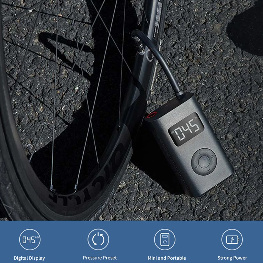 

150PSI Tire Inflator Pump Bike Air Compressor LED Light Portable Digital Electric Tyre Inflatable Pumps for Car Motor Ball Toy