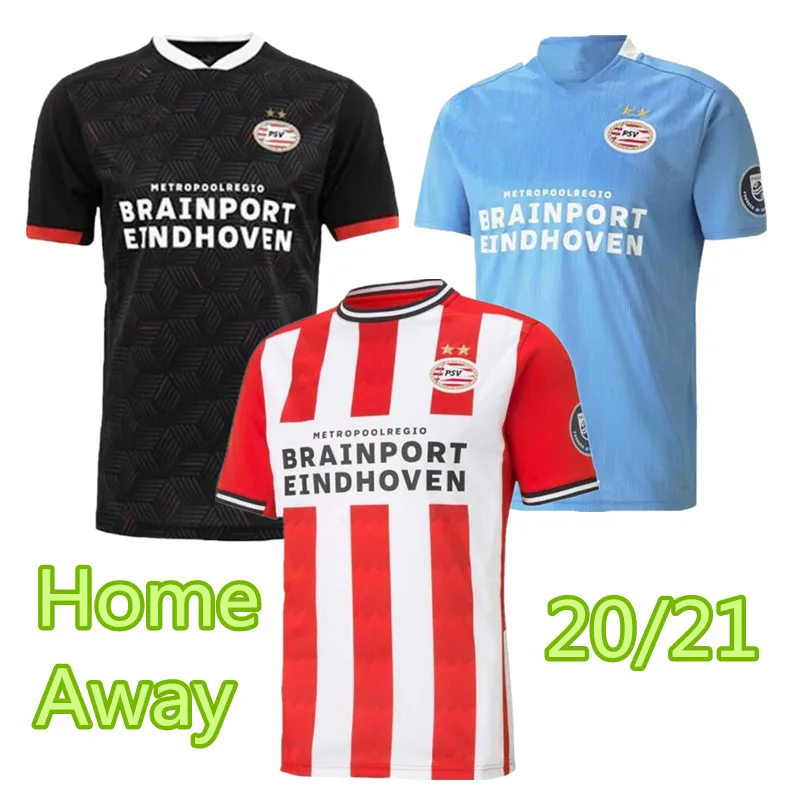 Camisetas de fútbol para hombres, camisas de fútbol de PSV EINDHOVEN 20 21