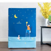 Хлопок и лен стиральная машина крышка водонепроницаемый и солнцезащитный барабан машина Обложка для паспорта Cubierta lavadora