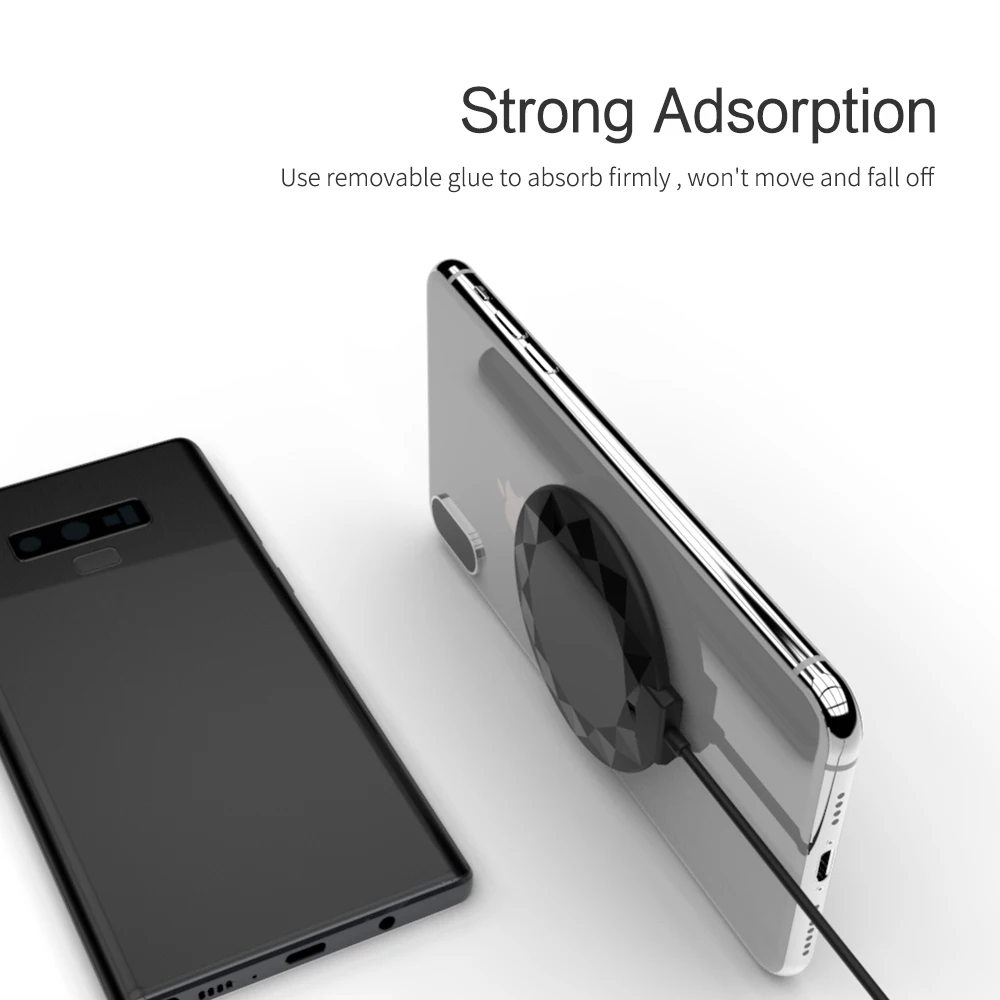 696 IX390 10 Вт Быстрое беспроводное зарядное устройство типа патч для Samsung Galaxy S10 S9/S9 +