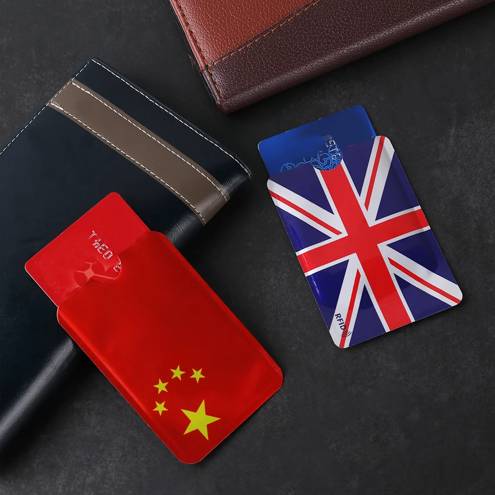 5 шт. Смарт Анти Rfid кошелек кредитные карты ID банк карты чехол держатель для карт NFC Держатель Алюминиевый RFID Блокировка защитный чехол