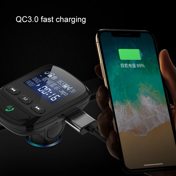Автомобильное зарядное устройство плеер Bluetooth fm-передатчик Радио MP3 USB беспроводной комплект громкой связи новое поступление