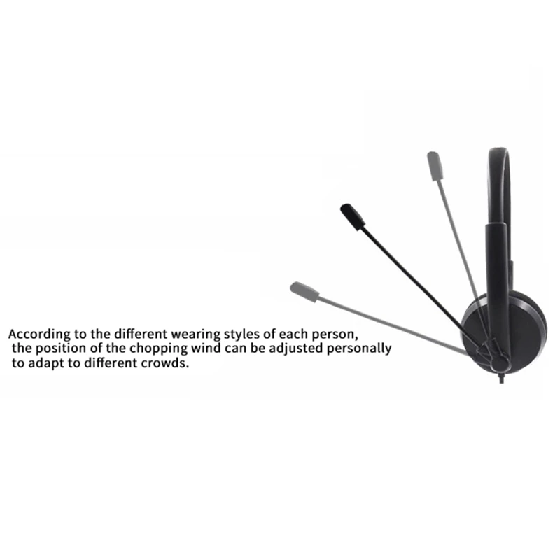 TX 8091 USB Call Center Headset with Noise Cancelling Mic for PC Home Office Phone Customer Service Plug and Play