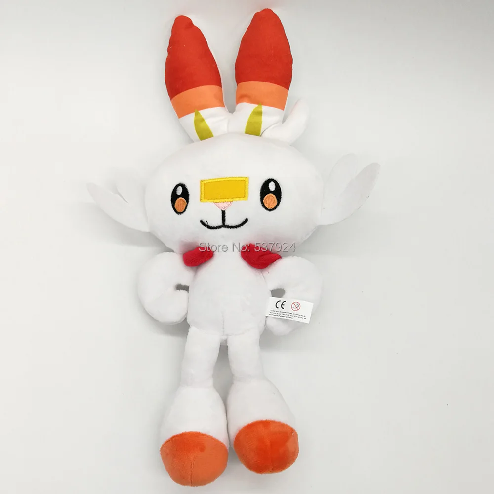 Новинка 10 шт 4 стиля Scorbunny Sobble Grookey Galarian Sirfetch 'd 9-1" 23-36 см плюшевые куклы