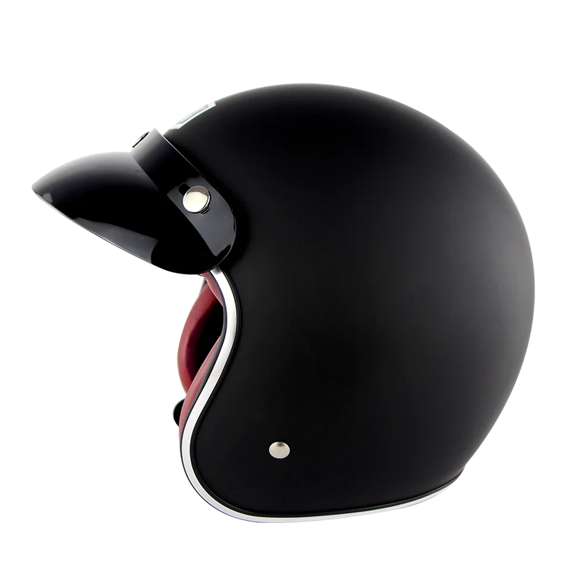 Мотоциклетный шлем Ретро Скутер винтажные открытые шлемы половина Moto 3/4 Casco - Цвет: 6