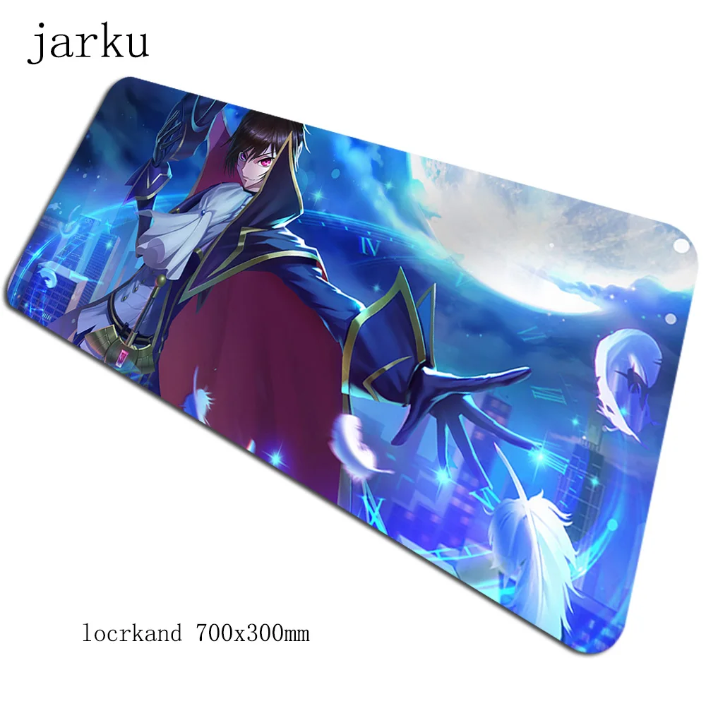 Популярный игровой коврик для мыши Code Geass 700x300X3 мм, Домашний ноутбук, аксессуары для ПК, эргономичный коврик для мыши