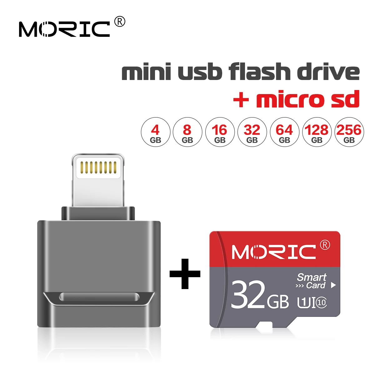 Мини Usb флэш накопитель для iPhone 5 5S 6 6Plus 6S 7 7Plus 7S 8 8Plus X & iPad USB/Lightning на ключи 128 Гб 64 ГБ