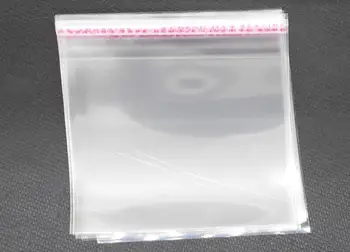 

Beads 200 Clear Self Adhesive Seal Plastic Bags 7x6cm