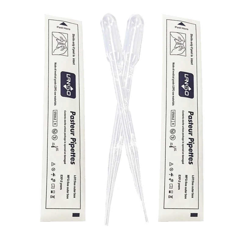 

The scale of lab tools Pasteur pipette is pipette dropper 5ml, and the disposable plastic dropper is 120 pieces / box