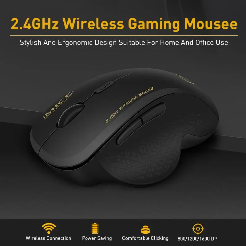 IMice, беспроводная мышь, 4 кнопки, 2000 dpi, Mause, 2,4G, оптическая USB Бесшумная мышь, эргономичные мыши, беспроводная мышь для ноутбука, компьютера, компьютера
