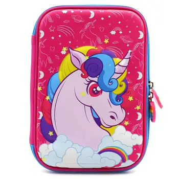 

pencil case school supplies piorniki cute unicorn pencilcases 2020 leaf pencilbox kawaii material escolar estuches escolares EVA