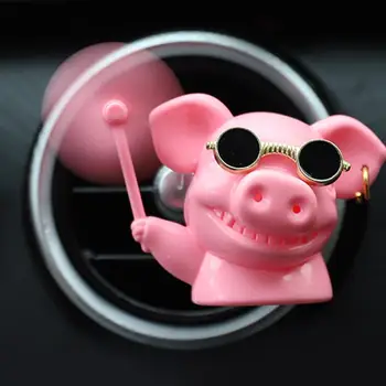 

Universal Auto Air Oulet Simulation Pig Balm Freshener Car Interior Decor Ornament Car Styling Accessories Interior