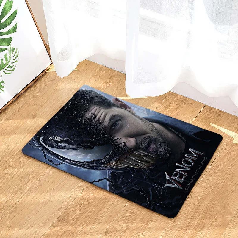 see chart Venom индивидуальные аниме декоративный коврик домашние ковры мультяшный коврик коврики на пол для спальни для ванной плюшевые Коврики - Цвет: see chart
