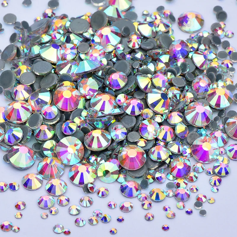 JUNAO-1440pcs-Mix-Size-Crystal-AB-Hot-Fix-Rhinestones-Glass-Flat-Back-Stones-Hotfix-Strass-Iron (1)