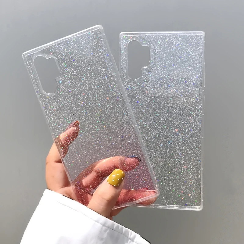 DCHZIUAN Модный Блестящий чехол для samsung Galaxy Note 10 Plus S10 S8 S9 Plus Note 8 9 чехол Роскошный Градиент прозрачный чехол Coque