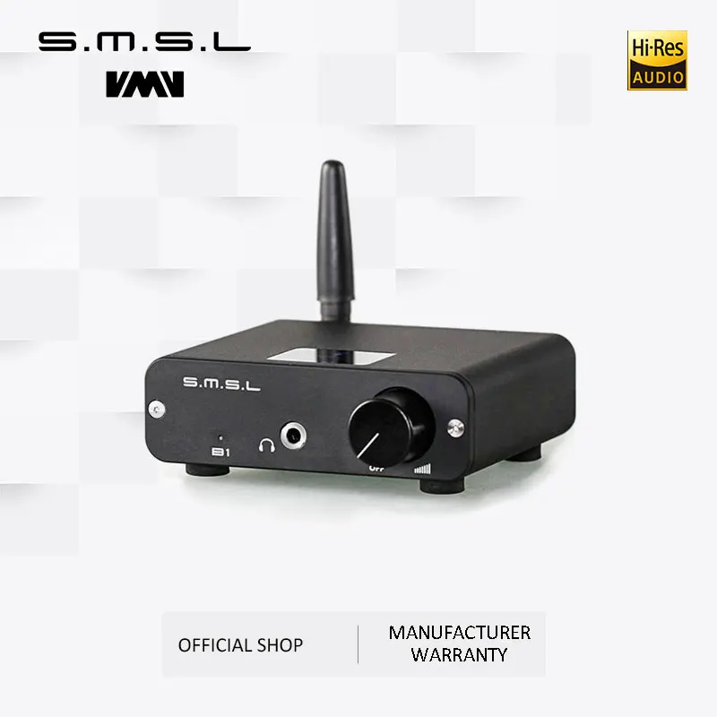 SMSL B1Audio Player Bluetooth Hi Fi стерео DAC ресивер NFC оптический коаксиальный цифровой аудио
