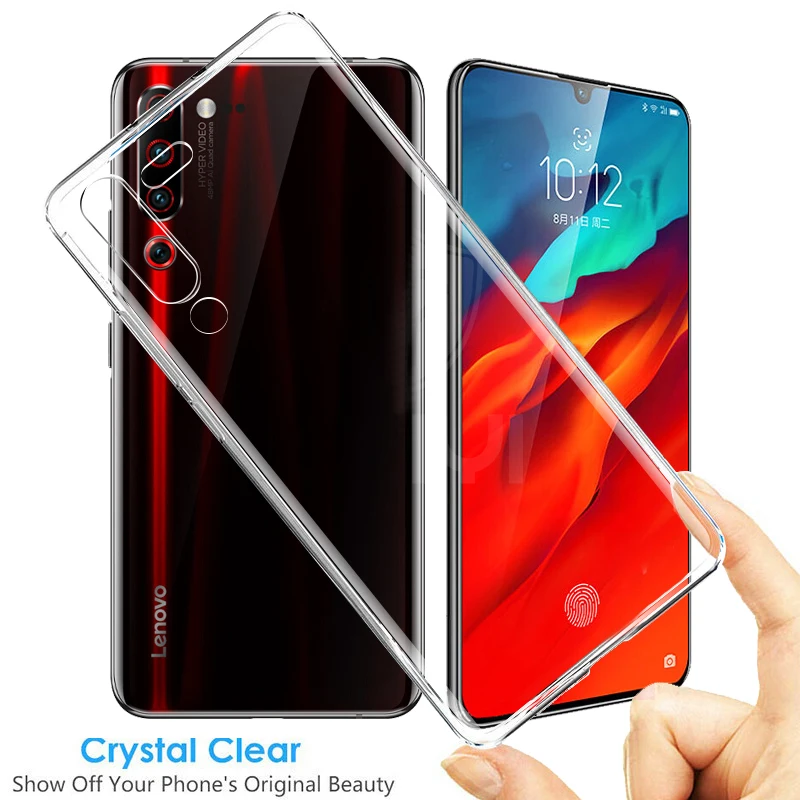Мягкий прозрачный чехол из ТПУ Для lenovo Z6 Pro Lite, Молодежные прозрачные силиконовые чехлы на заднюю панель телефона 360, защитные Z6Pro Z6Lite Z6Youth