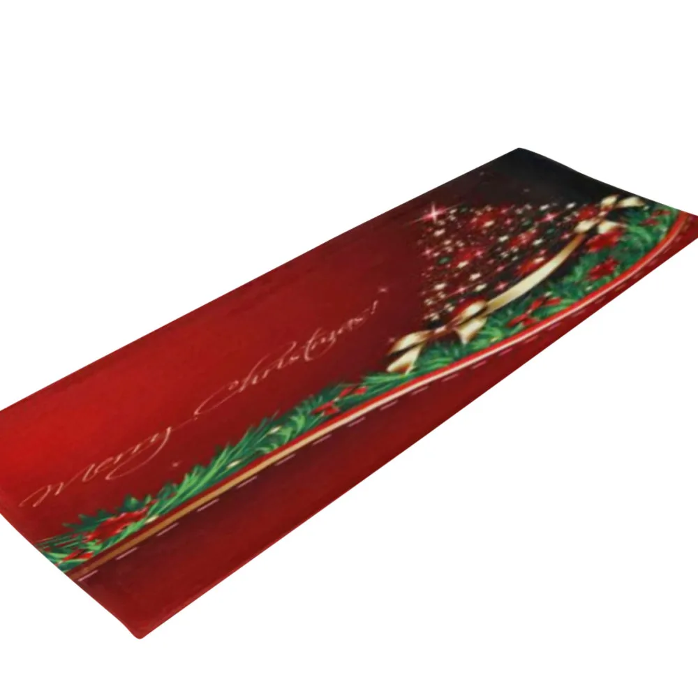 C Ouneed напольные коврики 60x180 см с Рождеством, напольные входные двери, коврики для ванной комнаты, домашние коврики для ванной, вечерние коврики, Рождественский Декор#45 - Цвет: C