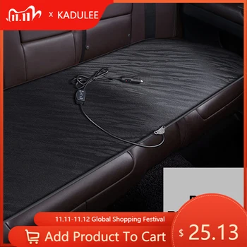 

KADULEE 12V Heated car seat cover for Suzuki swift sx4 grand vitara Kizashi S-CROSS VITARA Baleno Winter Pad Cushions styling