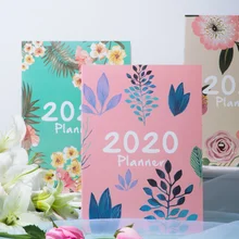 Цветок А4 повесток расписание тетрадь ежемесячный планировщик журнал органайзера корейские кавайные канцелярские принадлежности офисные школьные принадлежности