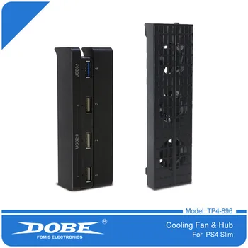 

For Ps4Slim Fan + Hub Set Heat Dissipation Temperature Control Converter Tp4-896