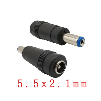 

DC Conversion Head DC 5.5 x 2.1mm Female Jack to 5.5x2.1mm Male Plug Power Adapter Connector for Electrical Socket Notebook