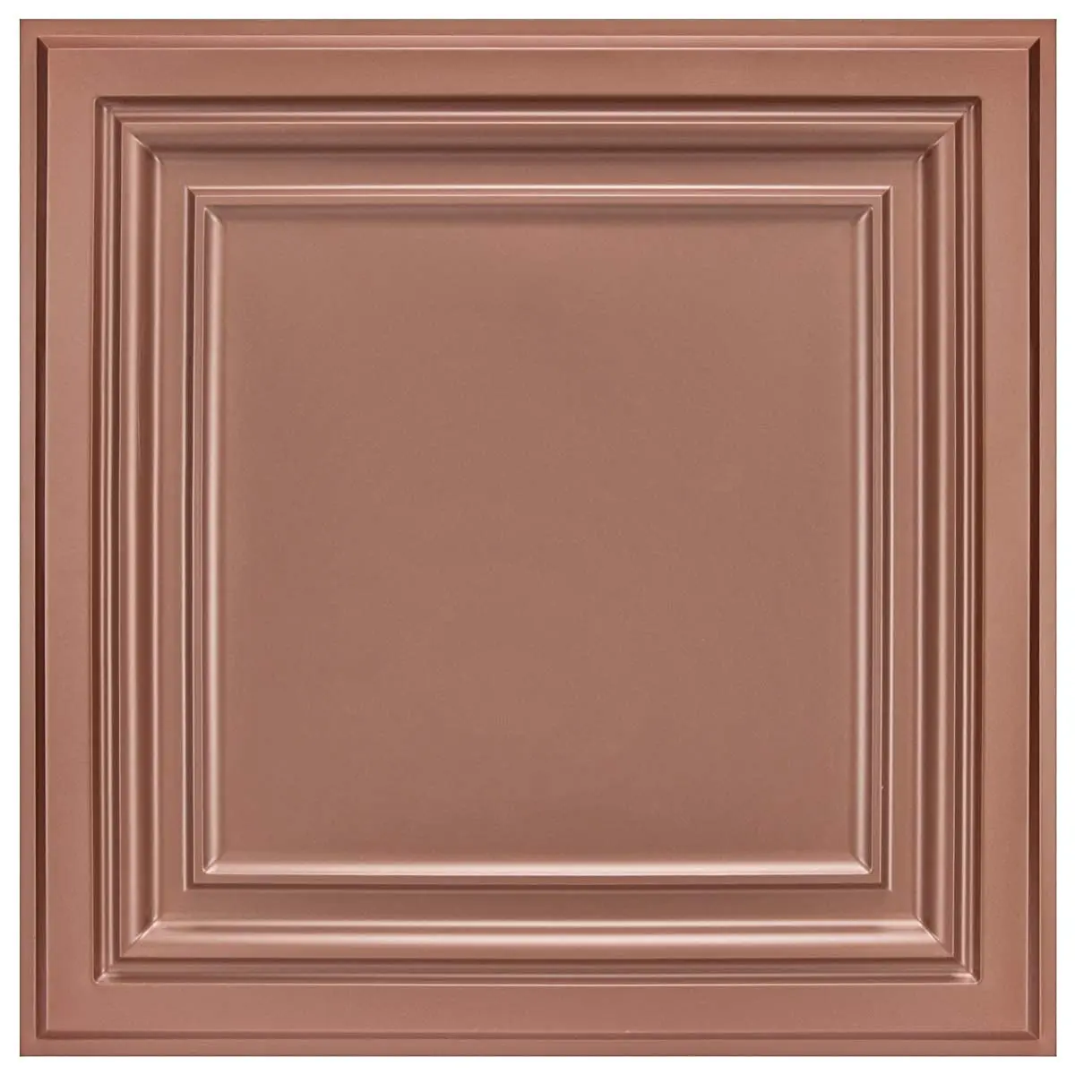 12PCS PVC 3D Ceiling Tiles Wall Panels Decorative Water Proof Moisture-proof  Plastic Sheet in Copper (60x60cm) touo square sound absorbing panel 12pcs high density acoustic panels music studio acoustic treatment ceiling soundproof materia