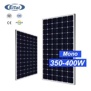 

Solar Panel With 72 Cell 350W 360W 380W 400W Mono 5BB Solar Panel A Grade Monocrystalline Solar Panel