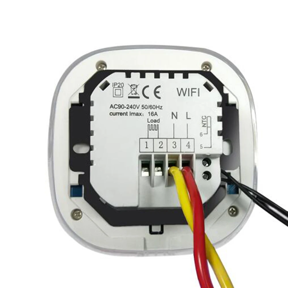 Wi-fiпрограммируемый термостат NTC датчик Электрический напольный нагревательный регулятор температуры работа с Amazon Echo Alexa Голосовое