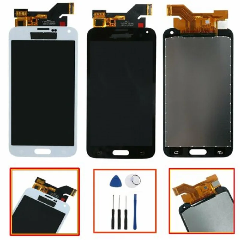 Новый сенсорный ЖК-экран для SAMSUNG Galaxy S5 SM-G900A G900V G900P G900W8 G900i | Мобильные телефоны и
